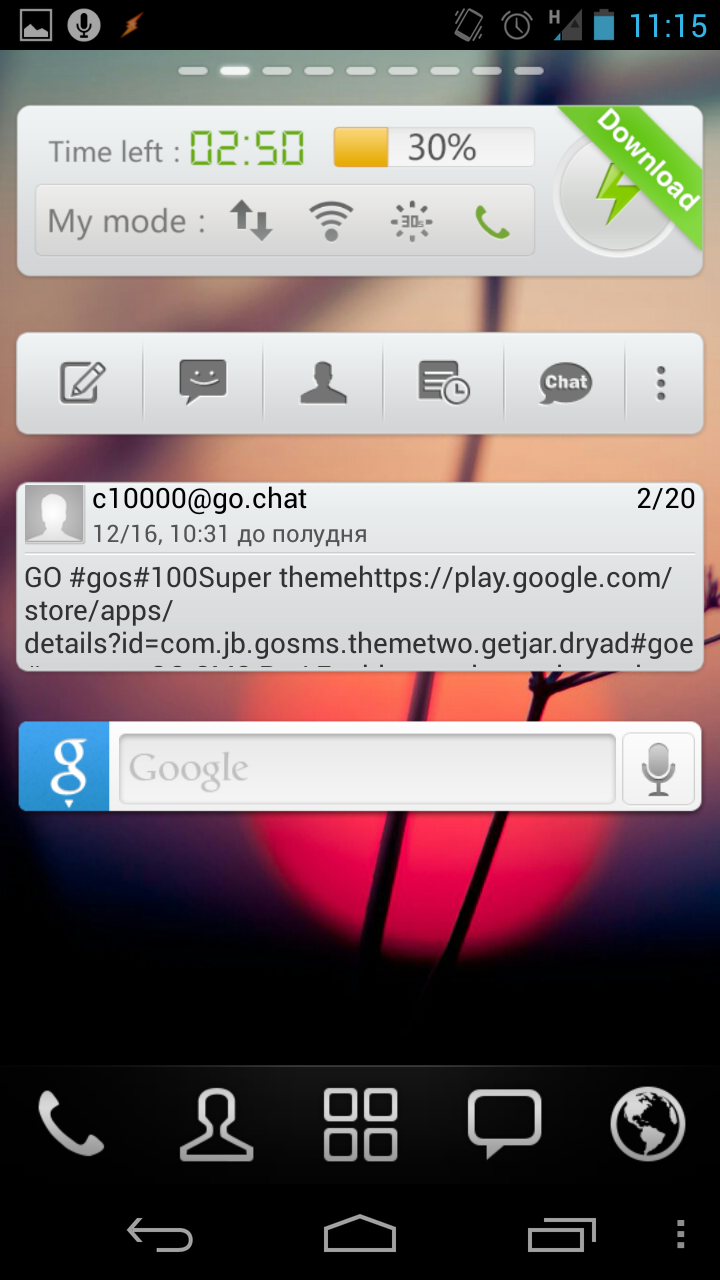 Chat c10000 go notifications
